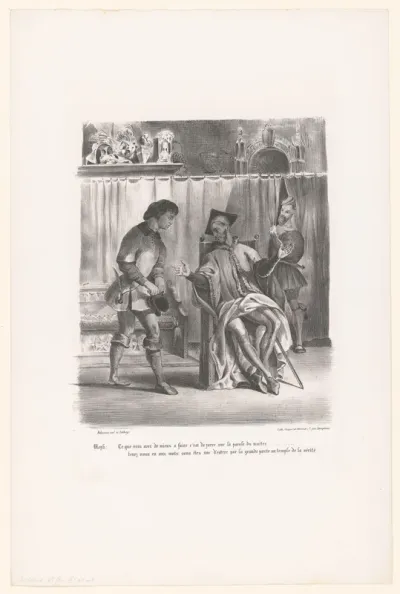 Mephisto ontvangt de scholier