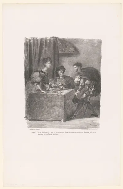 Mephisto stelt zich voor aan Grietje en Marthe