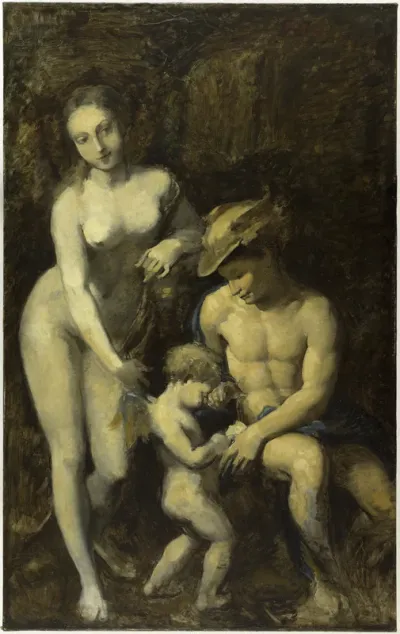 Mercure, Vénus et l'Amour, d'après Corrège