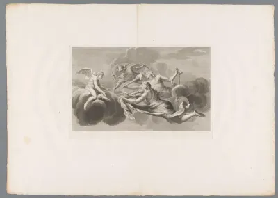 Mercurius, Apollo en Diana brengen hulde aan Amor