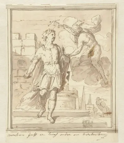 Mercurius beveelt Aeneas te vertrekken
