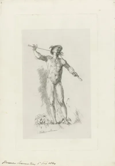 Mercurius met de kop van Argus