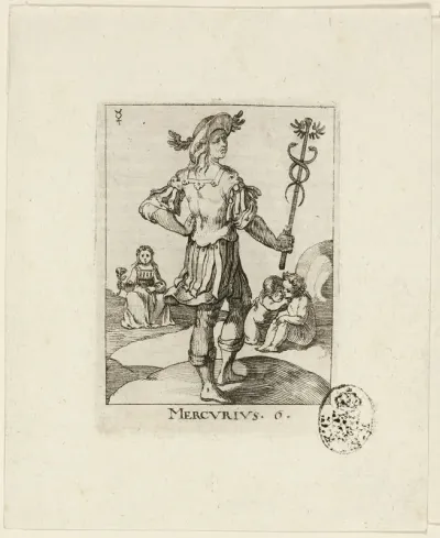 Mercurius, plate six from Der VII Planeten