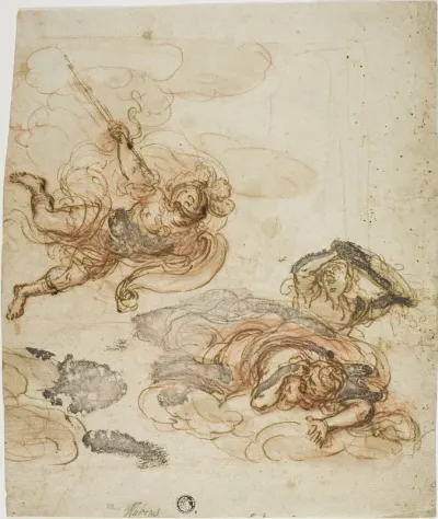 Mercury Chasing Two Harpies