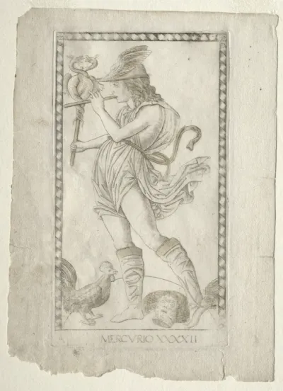 Mercury (from the Tarocchi, series A:  Firmaments of the Universe, #42)