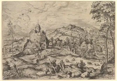 Mercury Lulling Argus to Sleep, from "Landscapes with Biblical and Mythological Scenes"