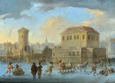 Merrymaking on the ice