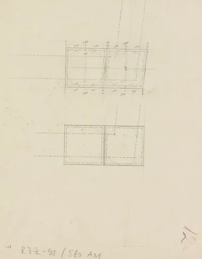 Meštrovićev atelijer (Ivan Meštrović), detalj stupa/atrij