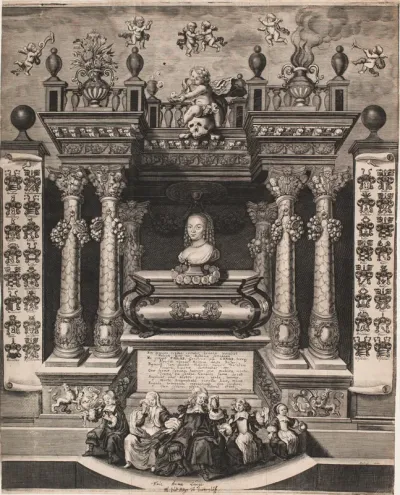Mette Rosenkrantz. Mindeblad