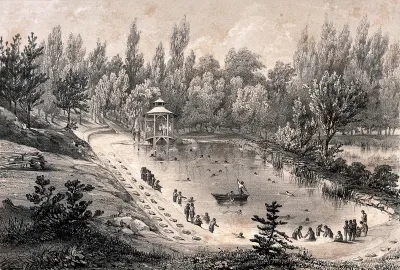 Mettray penal colony, Mettray, France: a swimming school