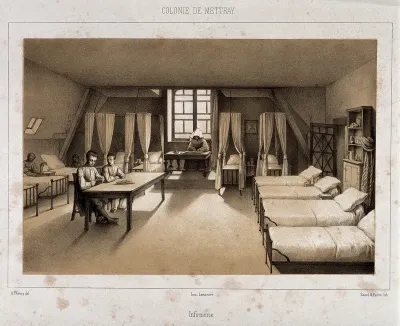 Mettray penal colony, Mettray, France: the infirmary