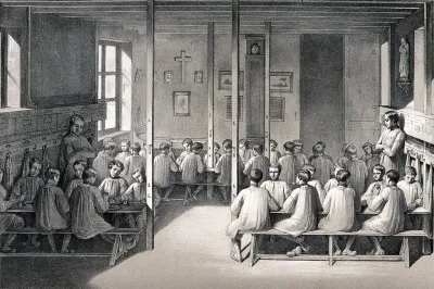 Mettray penal colony, Mettray, France: the refectory