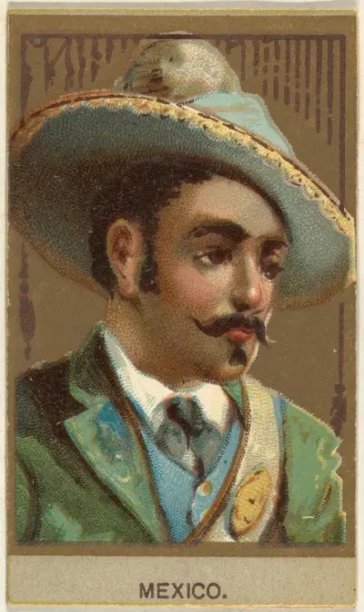 Mexico, from the Races of Mankind series (T181) issued by Abdul Cigarettes