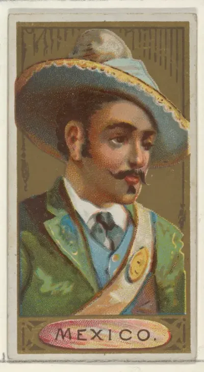 Mexico, from the Types of All Nations series (N24) for Allen & Ginter Cigarettes