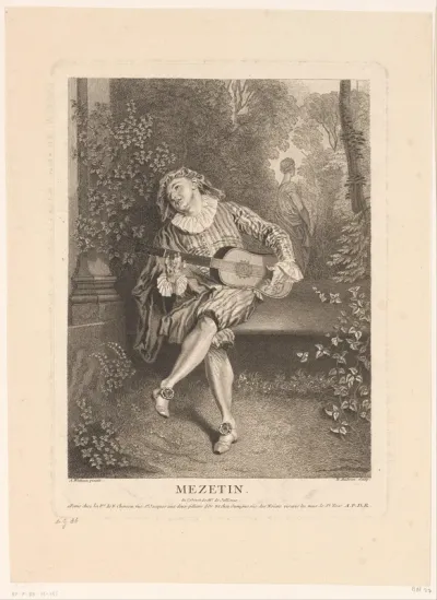 Mezzetino with a Guitar
