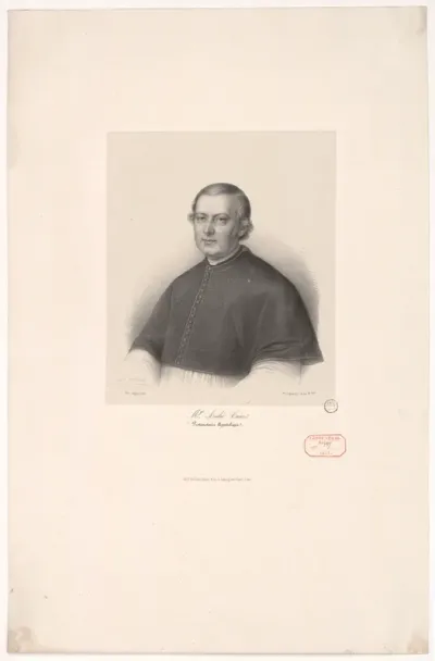 Mgr André Caire Protonotaire apostolique. Marie Regnard pinxit. Z. Belliard