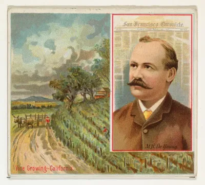 M.H. de Young, San Francisco Chronicle, from the American Editors series (N35) for Allen & Ginter Cigarettes