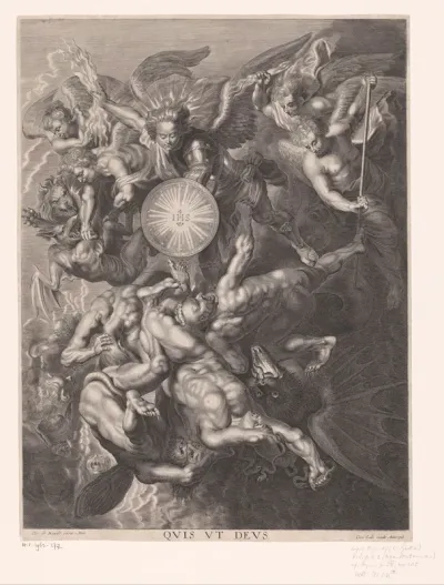 Michaël en de val van de opstandige engelen