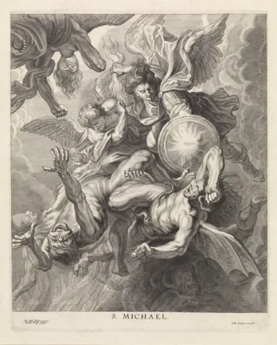 Michaël en de val van de opstandige engelen
