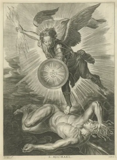 Michaël onderwerpt de duivel