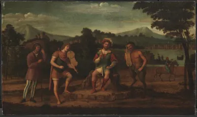 Midas' dom ved Apollons og Marsyas' musikalske væddestrid