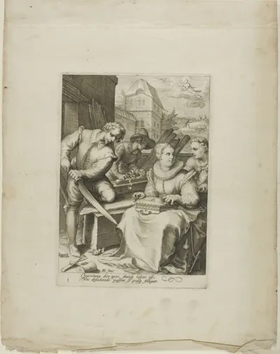 Midday, plate three from Four Times of Day