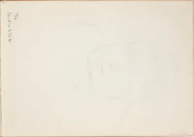 Miehen kasvot. Todennäköisesti n. 1925-28