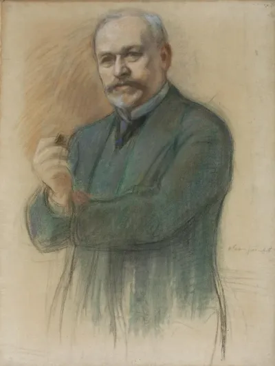 Miehen muotokuva ( August Ramsay, luonnos)