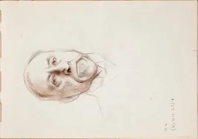 Miehen muotokuva (Wegelius ?) Todennäköisesti n. 1925-28