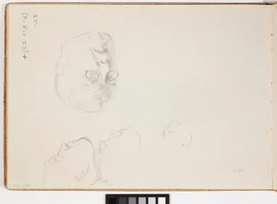 Miehien päitä. Todennäköisesti n. 1925-28
