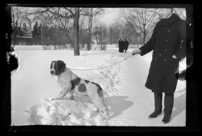 Mies ja Sarto Viipurin puistossa