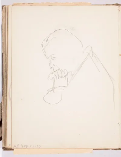 Mies, luonnos