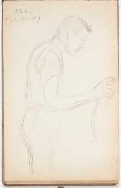 Mies. Todennäköisesti n. 1908-09.