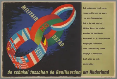 Militair gezag. De schakel tussen de geallieerden en Nederland (...)