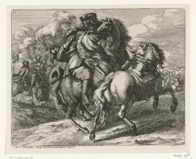 Militair te paard neergeschoten