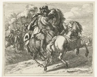 Militair te paard neergeschoten