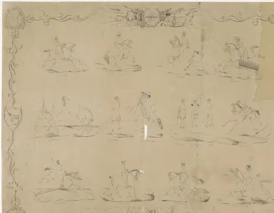 Militaire rijschool te Breda, 1843-1844