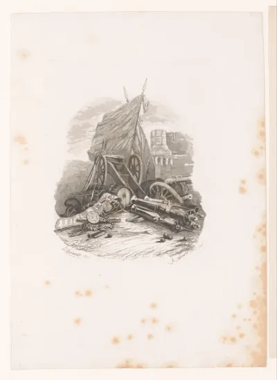 Militaire trofeeën van de Grenadiers van Asper