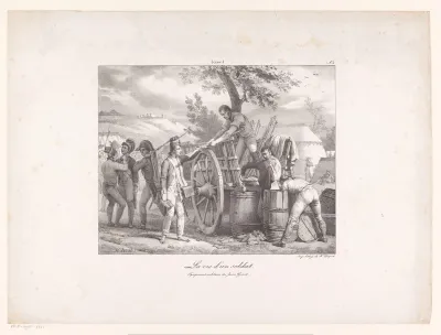 Militaire uitrusting van de jonge Jacques Grivet, 1794