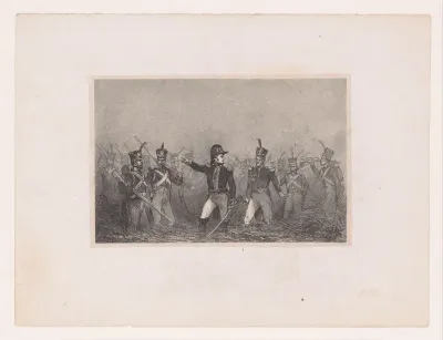 Militairen in een moeras