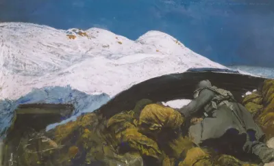Military lookout on the Pasubio
