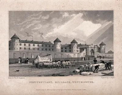 Millbank penitentiary, London