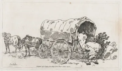 Millers Waggon, from The Rhedarium, or, A New Book of Horses and Carriages