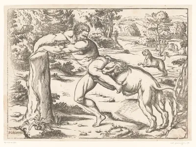Milo van Croton aangevallen door een leeuw