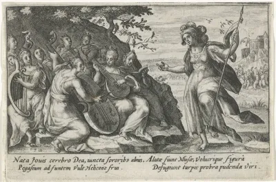 Minerva en de Muzen