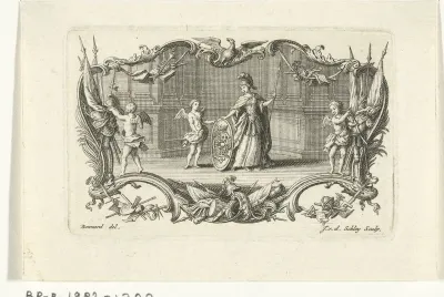 Minerva en een putto