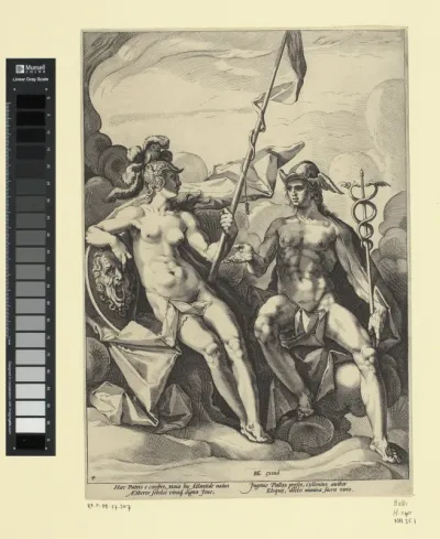 Minerva en Mercurius