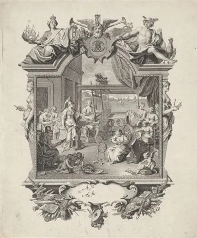 Minerva leidt een weverij