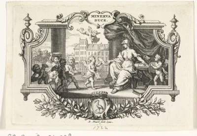 Minerva ontvangt brieven en boeken
