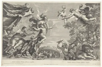 Minerva ontvoert een jongeman